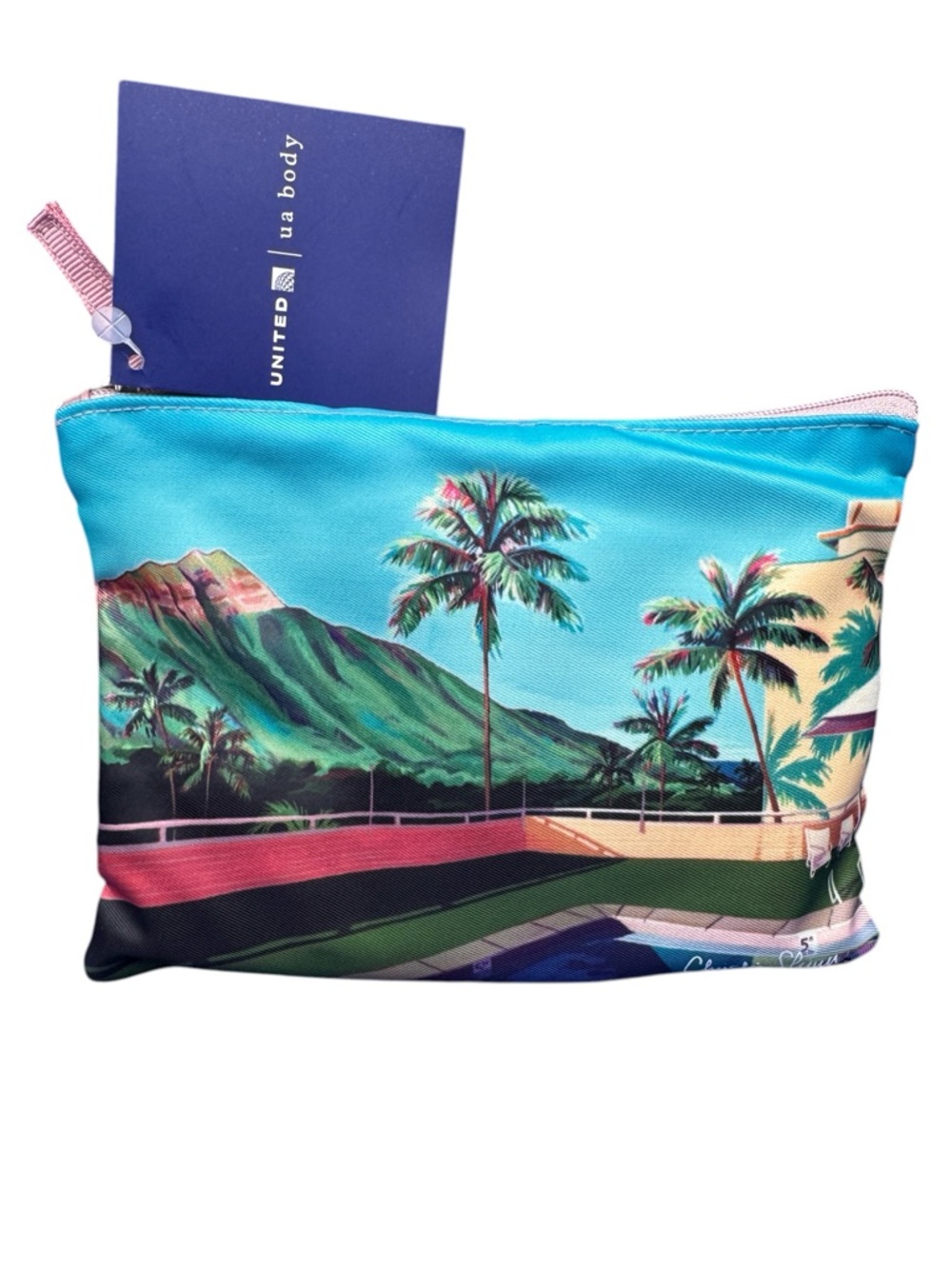 United Airlines x Christie Shinn Zip Pouch Amenity Kit